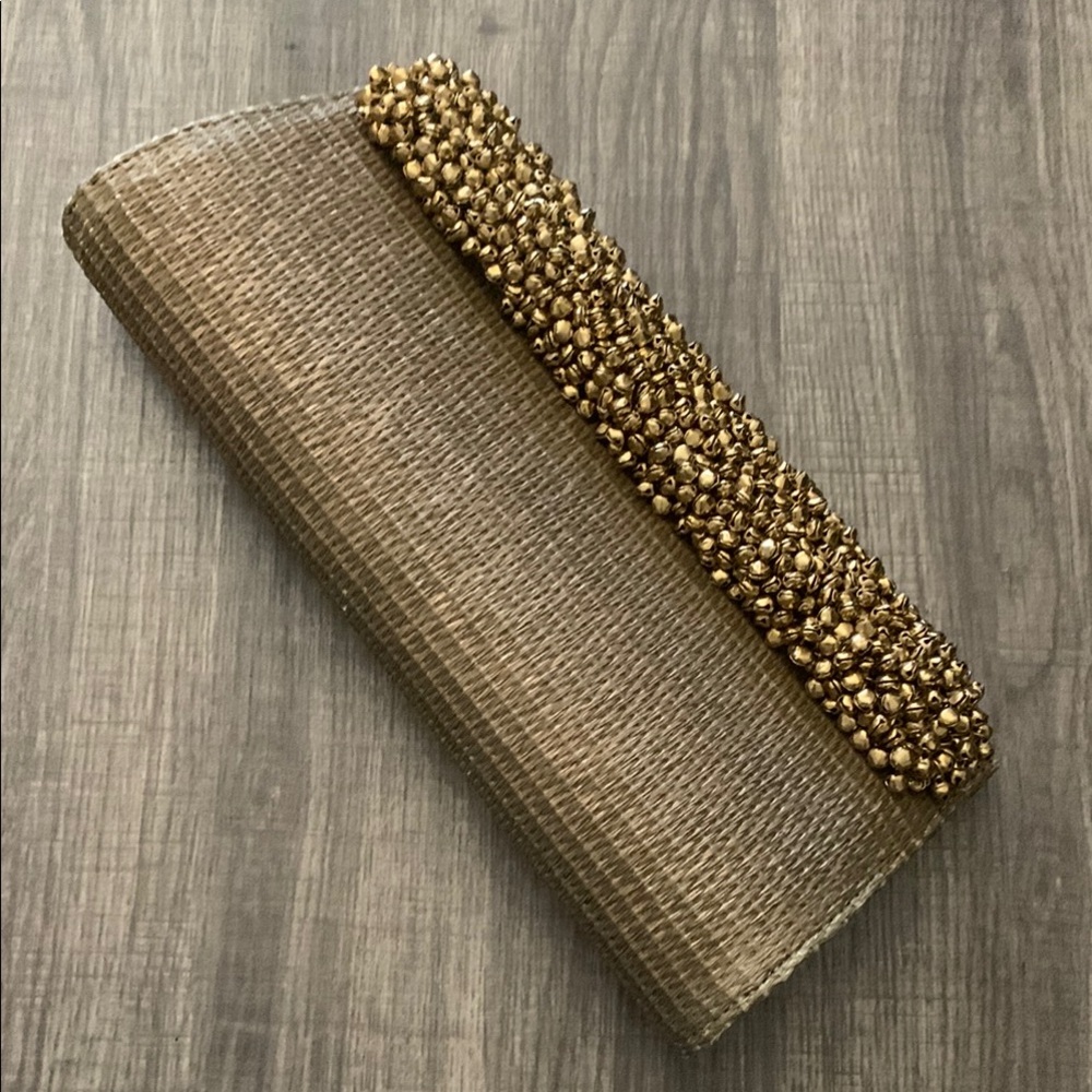Cheemo Gold Clutch Bag Bells